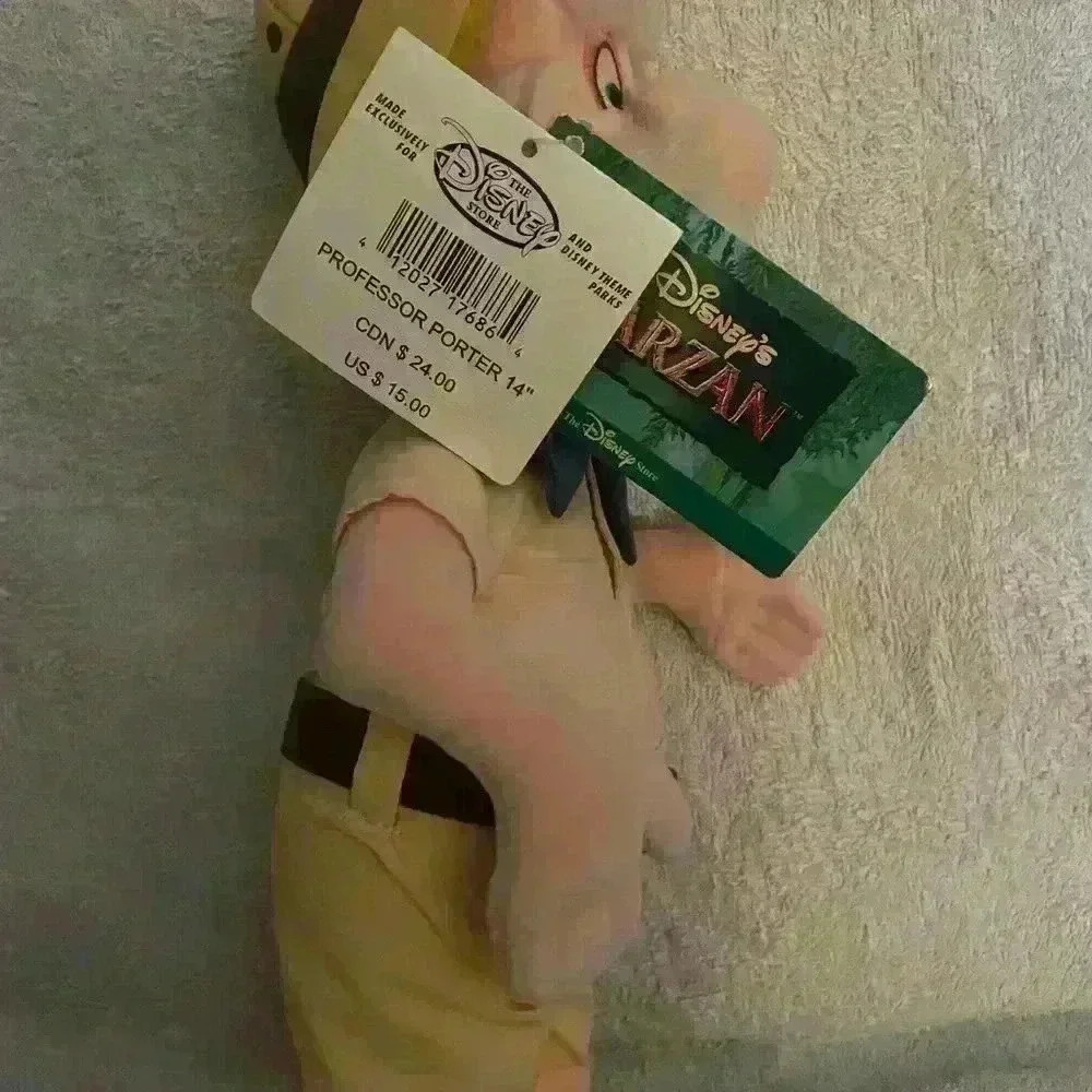 Vintage 1999 Disney Tarzan Professor Porter 14” - Picture 4 of 7